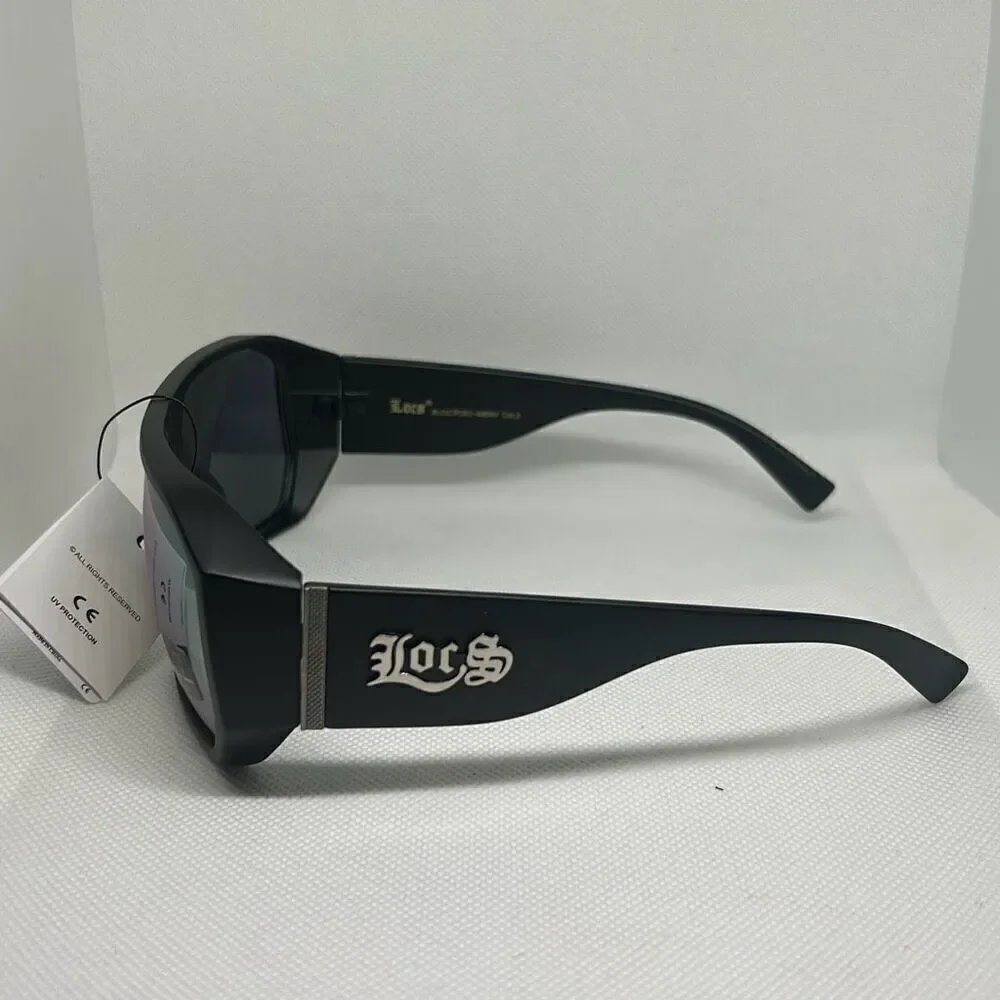 Locs Mens Mirrored Hardcore Sunglasses